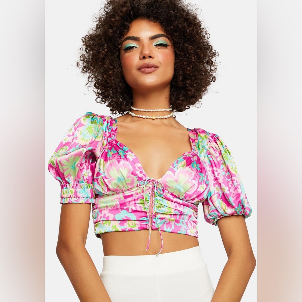 For Love and Lemons Julien Crop Top